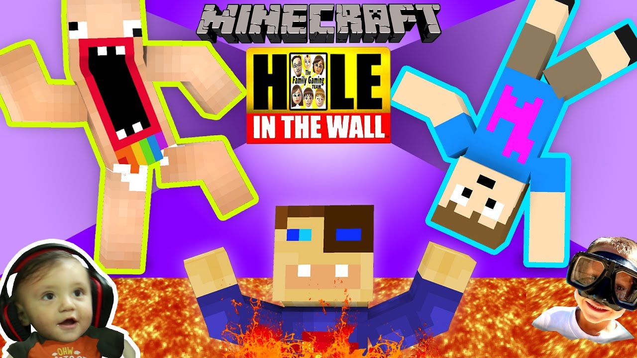 Minecraft отверстие в стене мини-игры! ж / FGTEEV Шон, Дадди & Chase