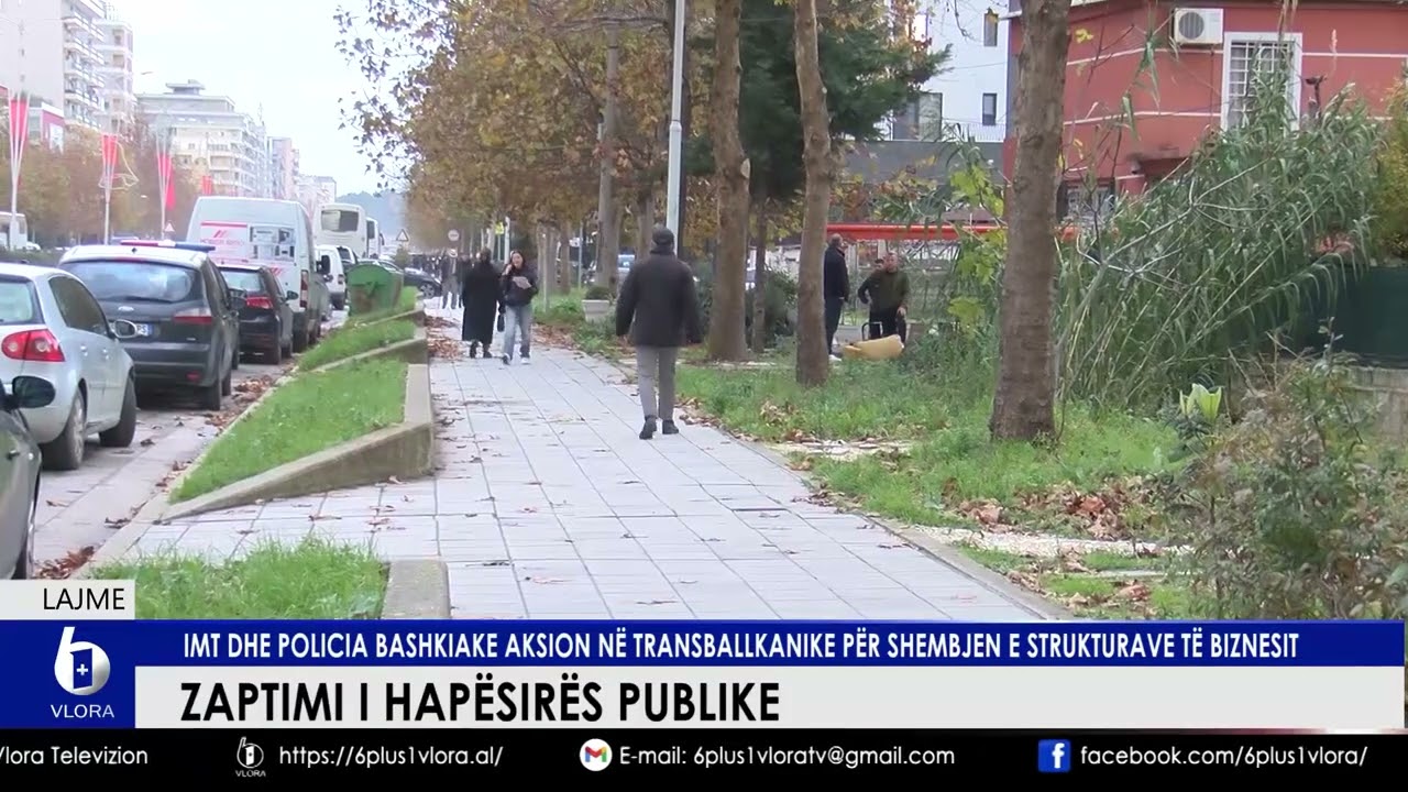 Zaptimi i hapësirës publike. IMT dhe Policia Bashkiake aksion në Transballkanike