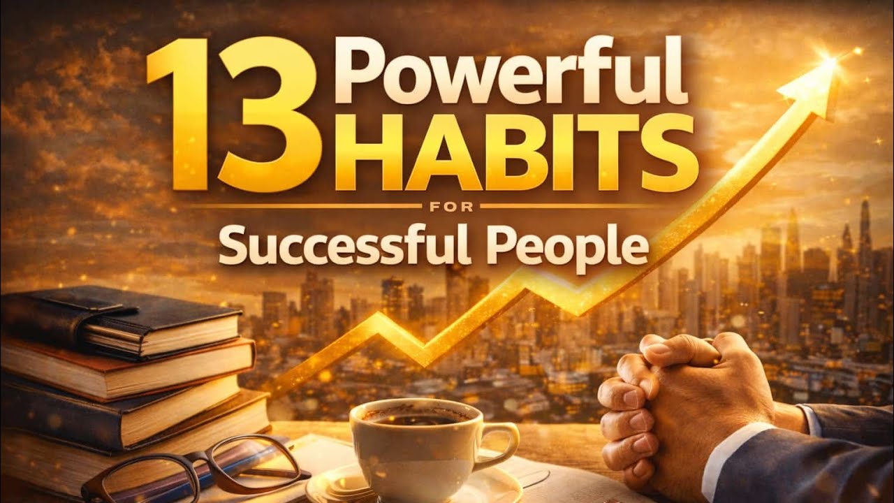 13 powerful habits for successful people. #positivity #mindset ##mindsetpower #quotes #successful 