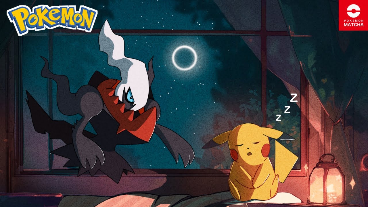 【ポケモン作業用BGM】『みずうみ（3時間耐久）│『ダークライ、新月のいたずら』