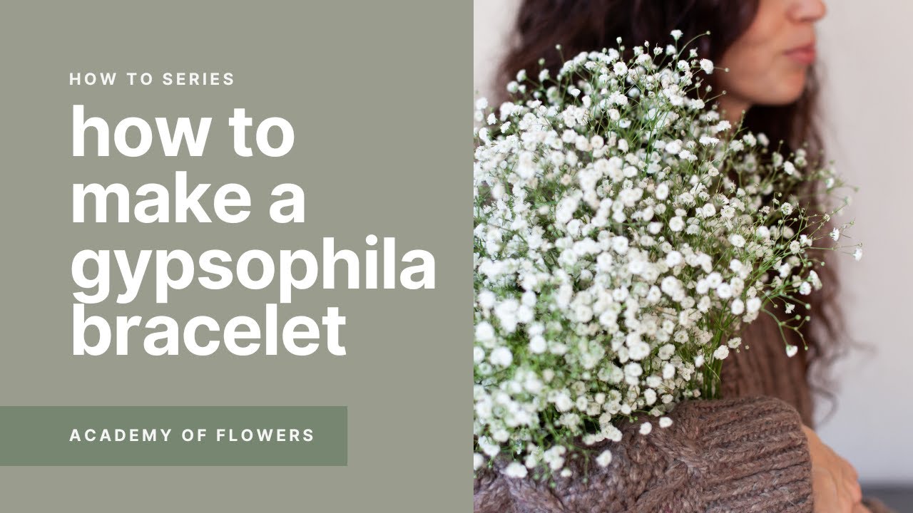 Wrist Corsage DIY with Gypsophila