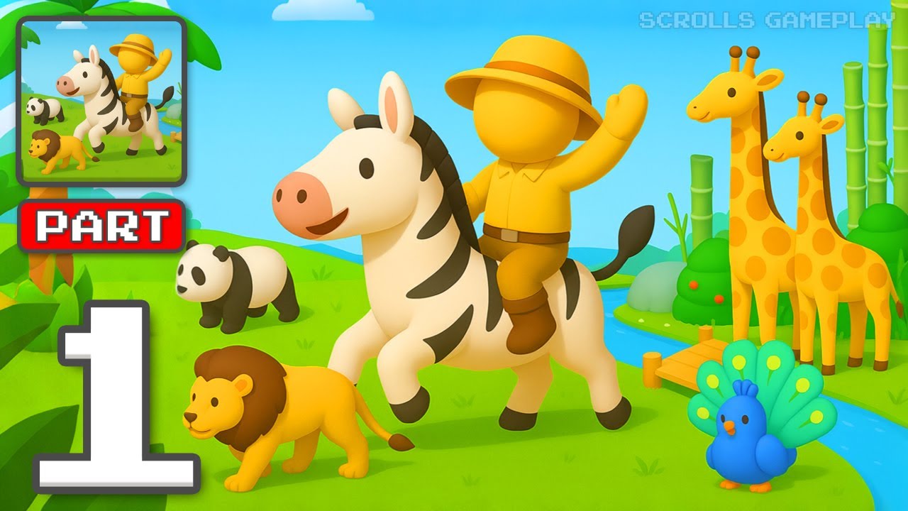 My Perfect Zoo - Gameplay Walkthrough Part 1 - Grow Cute Animal Worlds (iOS, Android)