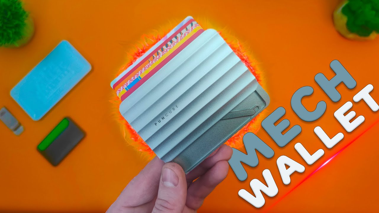 Puncube Mech Wallet - НЕОБЫЧНЫЙ Механический КОШЕЛЁК-КАРТХОЛДЕР с RFID и Возможностью Кастомизации !