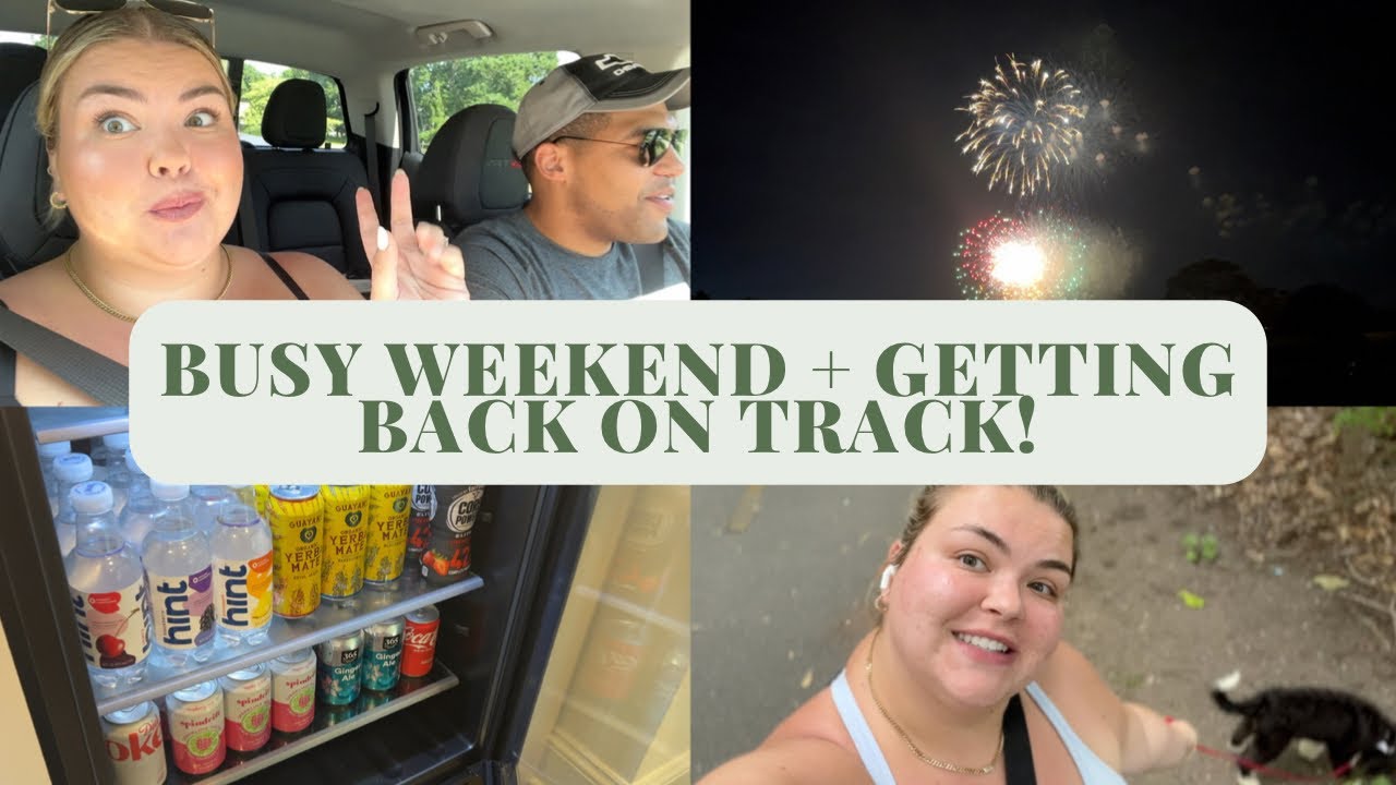 BUSY WEEKEND + GETTING BACK ON TRACK VLOG