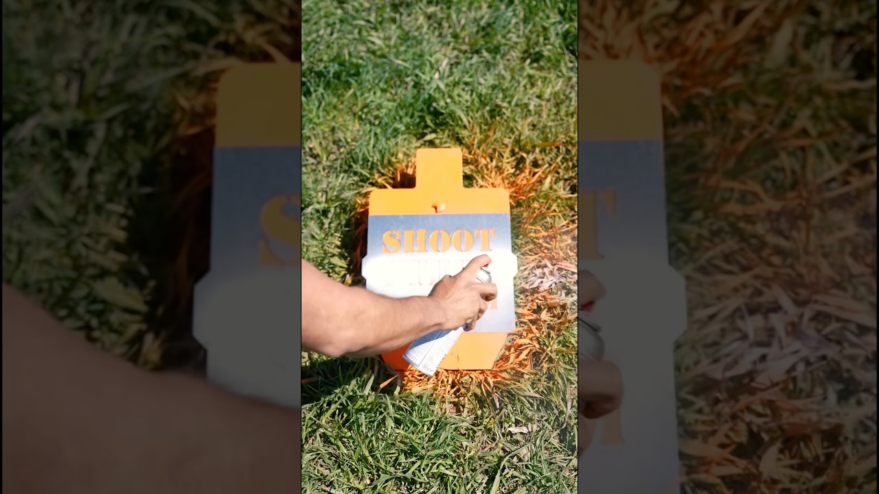 Paint Your Steel Targets Orange Like This