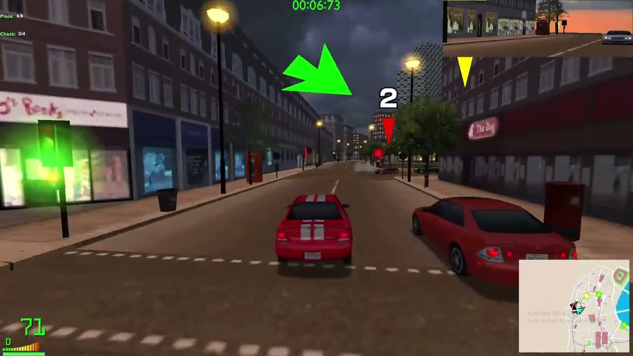 Midtown Madness 2 - London - Checkpoint 6 - River Thames Run - MODIFIED OPPONENTS - Professional