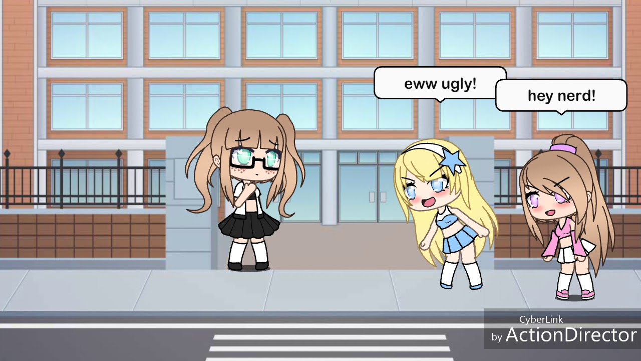 Bad boy in love with nerd||gacha life