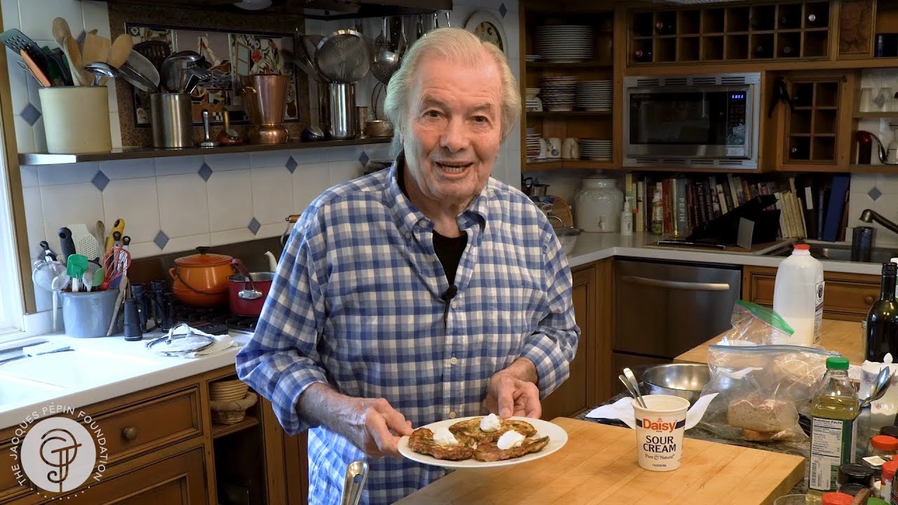 Bread Flapjacks | Jacques P&eacute;pin Cooking At Home | KQED