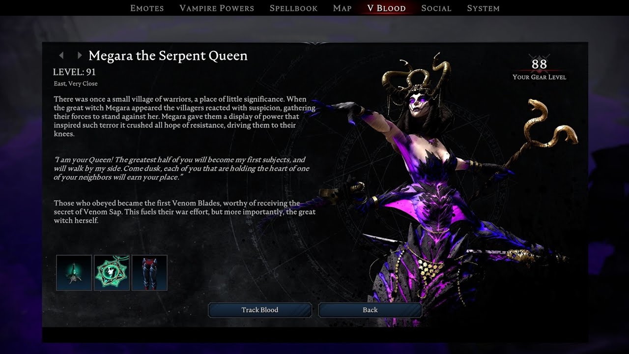 V Rising 1.1 | Brutal Megara the Serpent Queen, Blood Approach