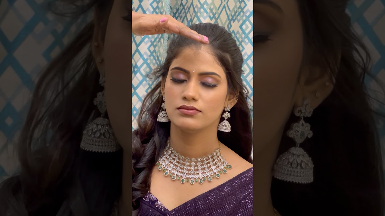 Reception Bridal Makeover  #makeup #wedding #menmakeup
