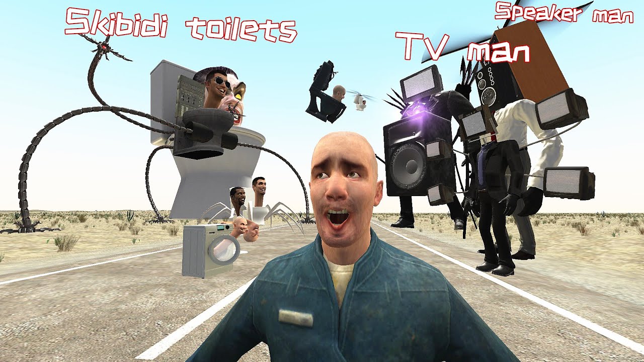 Skibidi toilets vs Camera man, Speaker man,TV man collection(Garry's Mod Animation)