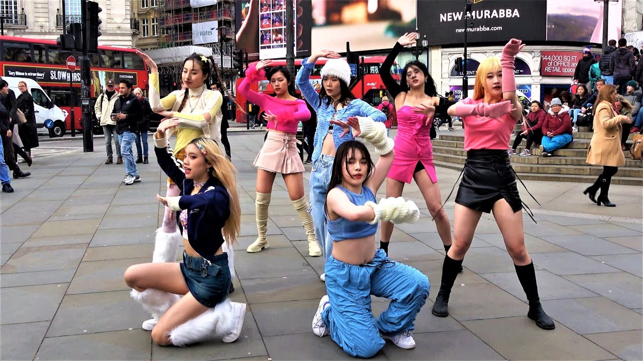 [#XPOP #KPOP PUBLIC LONDON] GIRL GROUP? DANCE TO XG’s SHOOTING STAR  PICCADILLY CIRCUS | #XPOP #KPOP