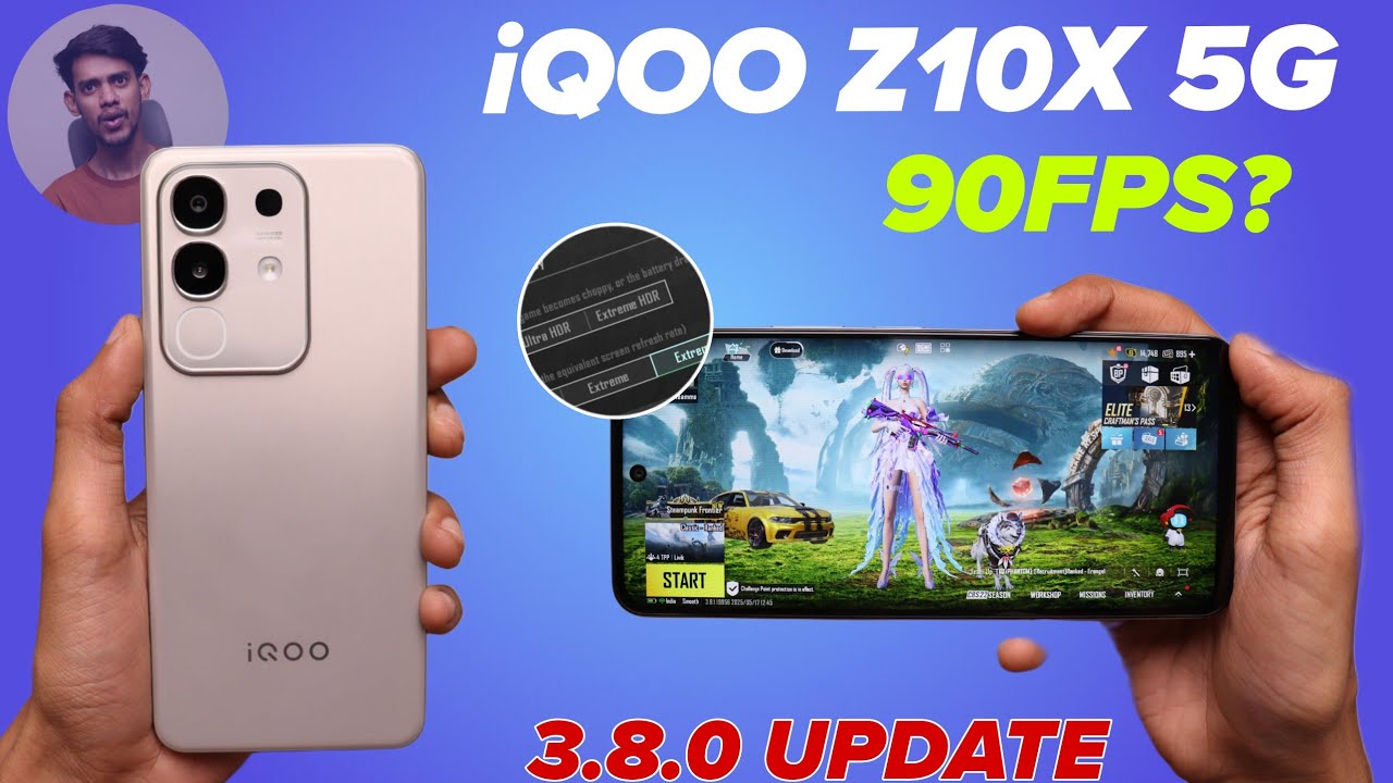 iQOO Z10x 5G BGMI Test After 3.8.0 Update – FPS, Gyro & Graphics Check!