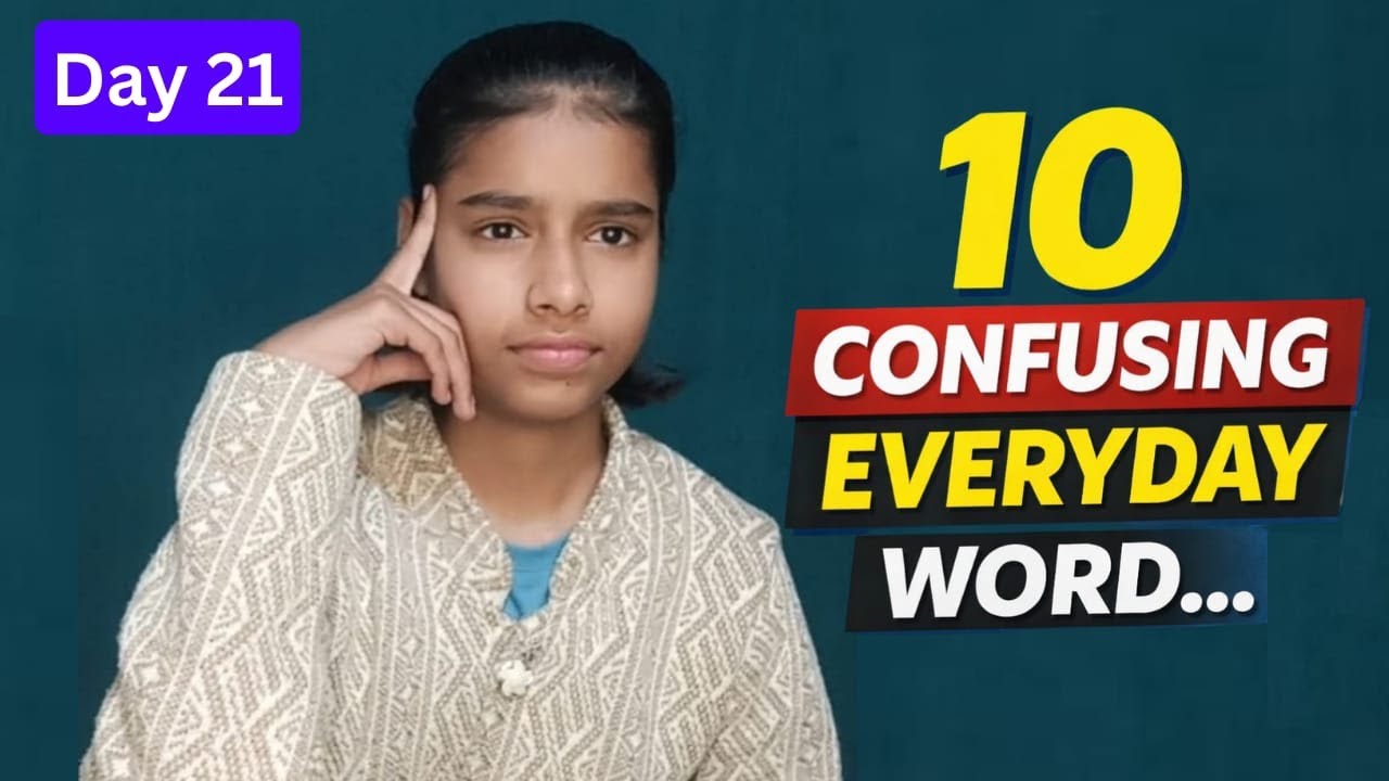 10 Similar English Words and Their Differences | Easy English Vocabulary