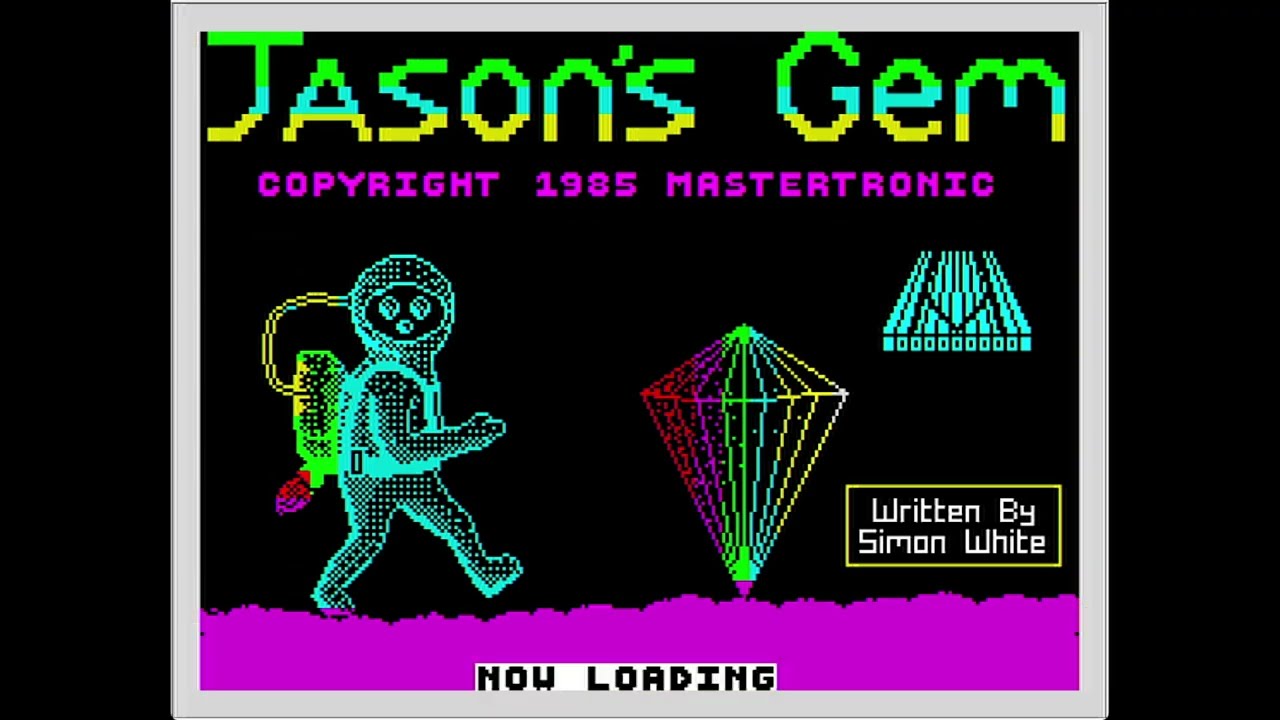 ZX Spectrum 48k - Jason's Gem (Mastertronic) 1985 3,900pts!