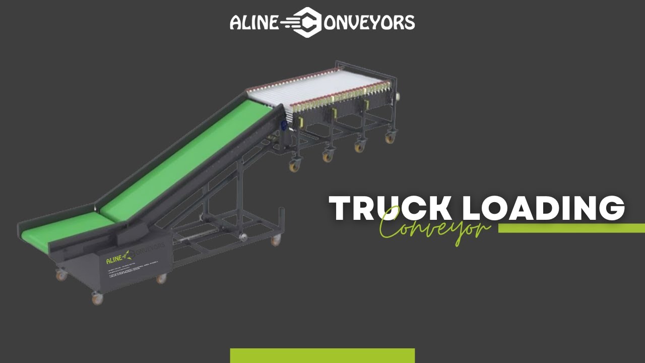 Truck Loading Conveyor | Aline Conveyors Pvt. Ltd.