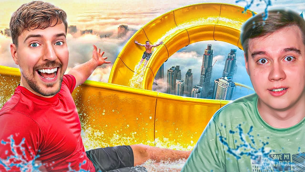 MRBEAST потратил 1$ vs 500 000$ на впечатления! Реакция