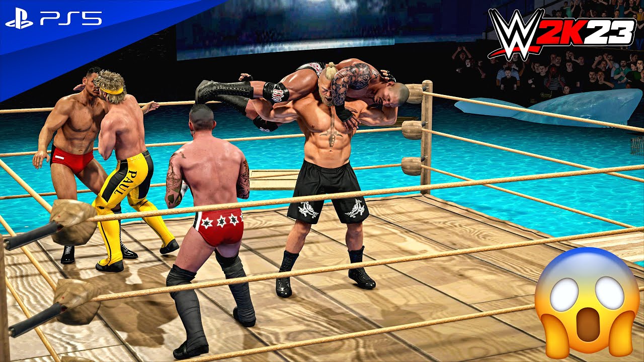 WWE 2K23 - Water Royal Rumble Match | PS5™ [4K60]