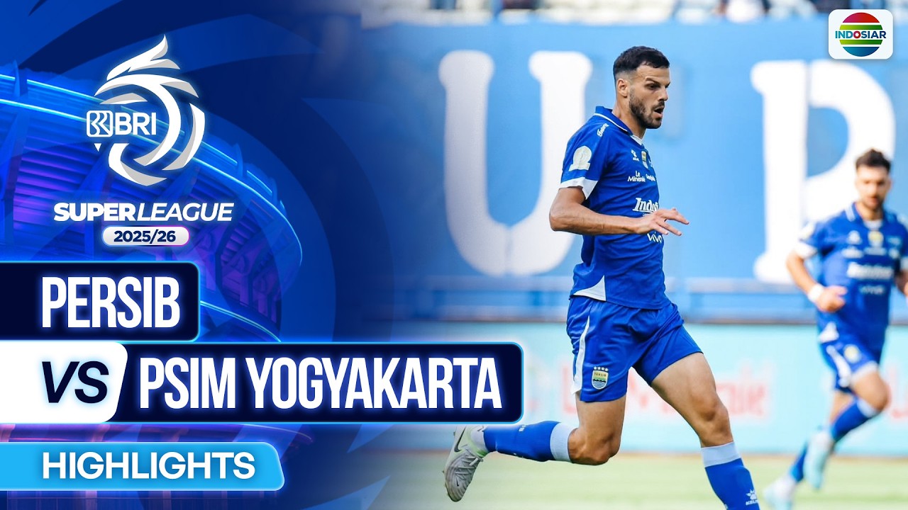 Persib VS PSIM Yogyakarta - Highlights | BRI Super League 2025/26
