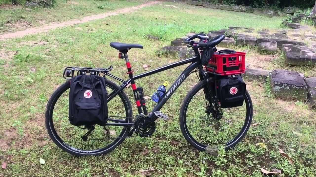 Specialized Pizza Rack - touring bike front carrier system - updated for 2024 bike tours.