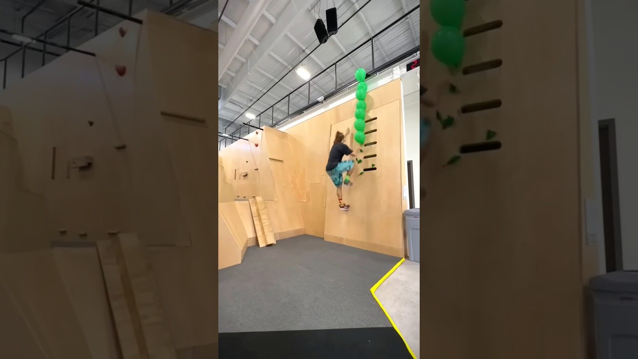 Balloon Pop Cpompilation 🤯🎈 #tricking #parkour #climbing #shorts #bouldering #tumbling #cheer #short
