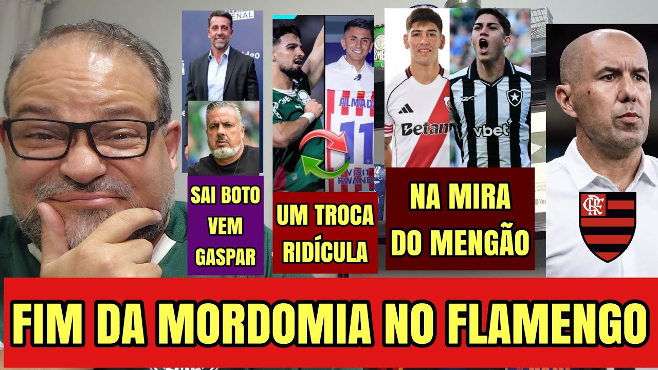 LÉO J MUDOU ROTINA DO NINHO. GASPAR CONFIRMA CONTATO FLAMENGO! BOTO SAI? ZAGUEIRO DO RIVER NA MIRA. 