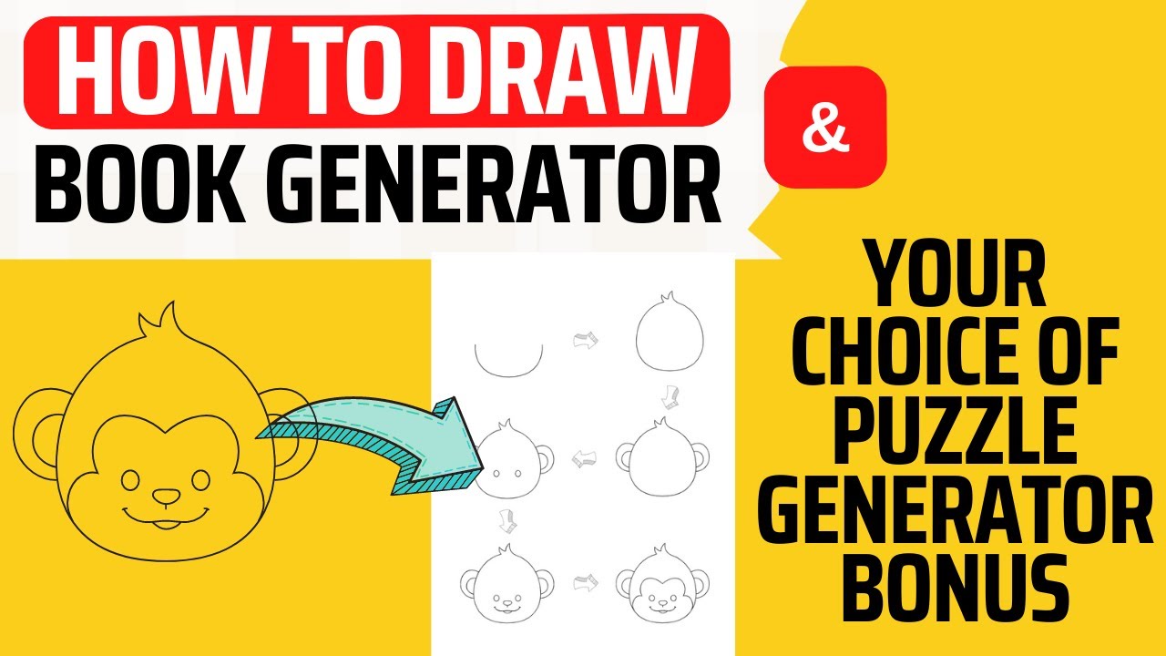 How To Draw Generator For KDP + Your Choice Of Puzzle Generator Bonus
