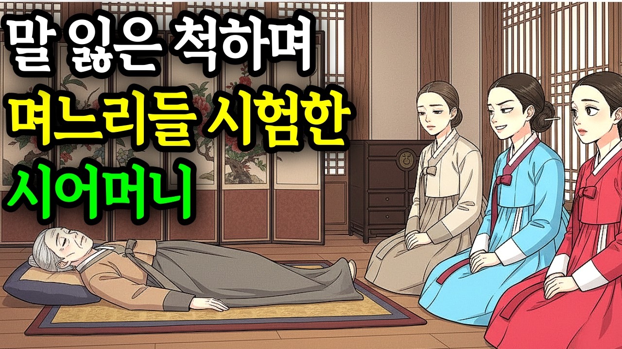 말 잃은 척하며 며느리들 시험한 시어머니,드러난 며느리들의 본성 |야담|만담|전설|옛날이야기|