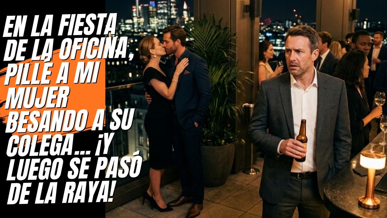 En la fiesta de la oficina, mi esposa estaba besando a su colega y luego él intentó humillarme.