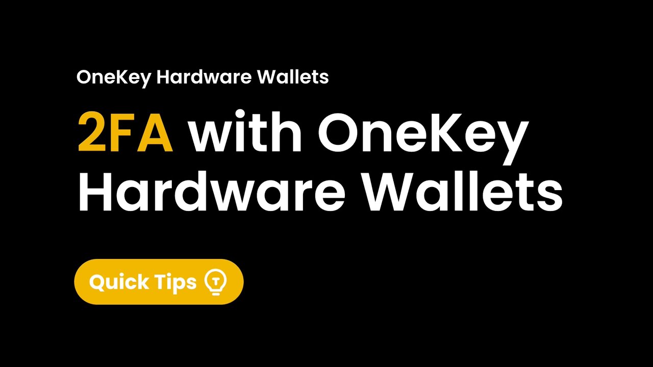 How to Set up OneKey Hardware Wallets as your 2FA Device #safety #cybersecurity #wallet #crypto