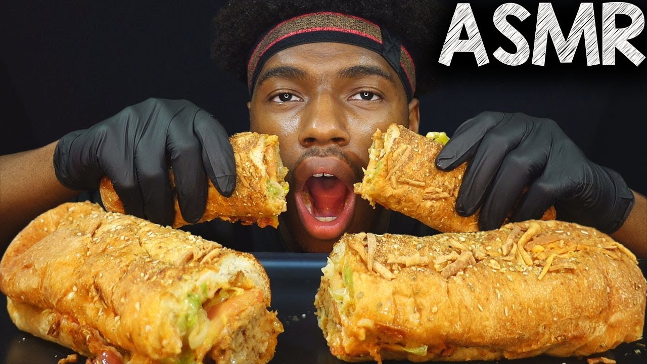 ASMR MEATBALL MARINARA SUBWAY BIG BITES MUKBANG | EATING SOUNDS | KEVO ASMR