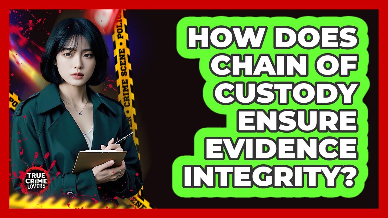 How Does Chain Of Custody Ensure Evidence Integrity?
