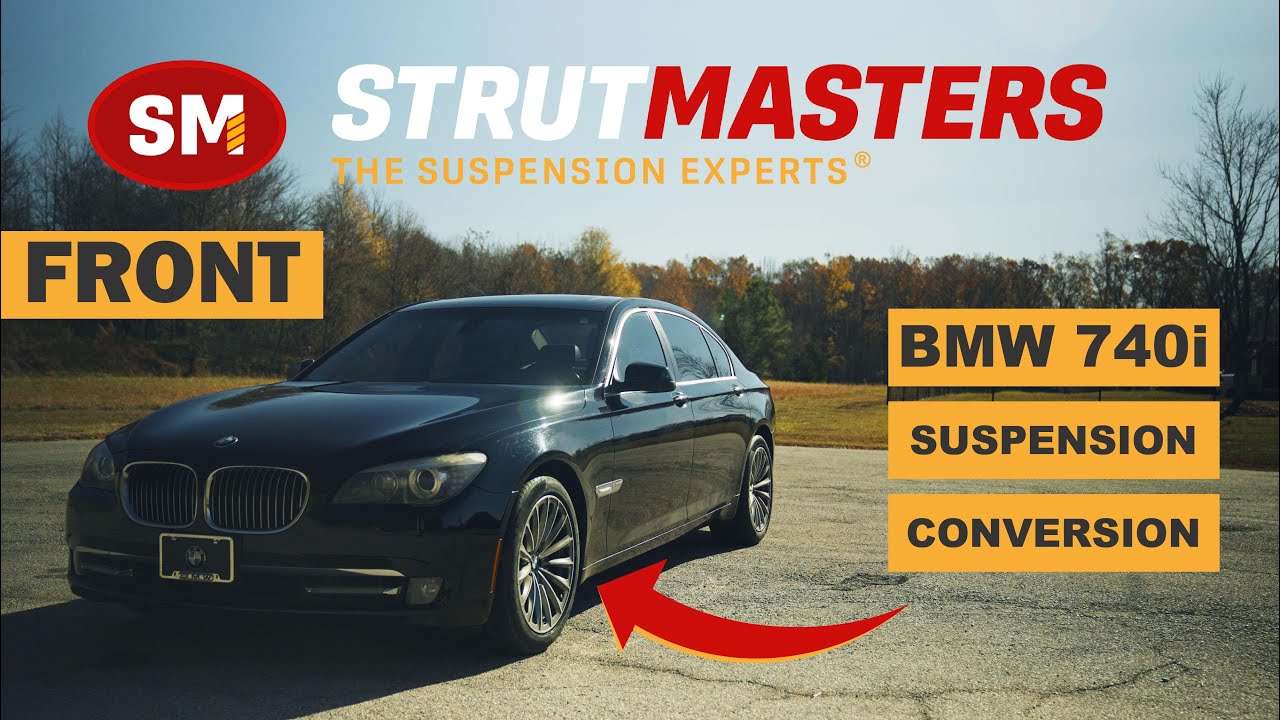 BMW 740Li Front Suspension Conversion Kit Installation