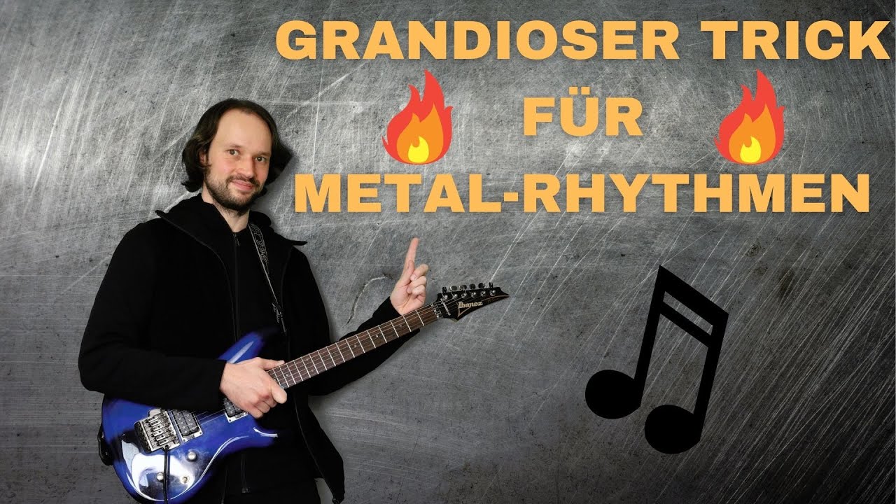 E-Gitarre Metal Riffs - 4 wichtige Rhythmen