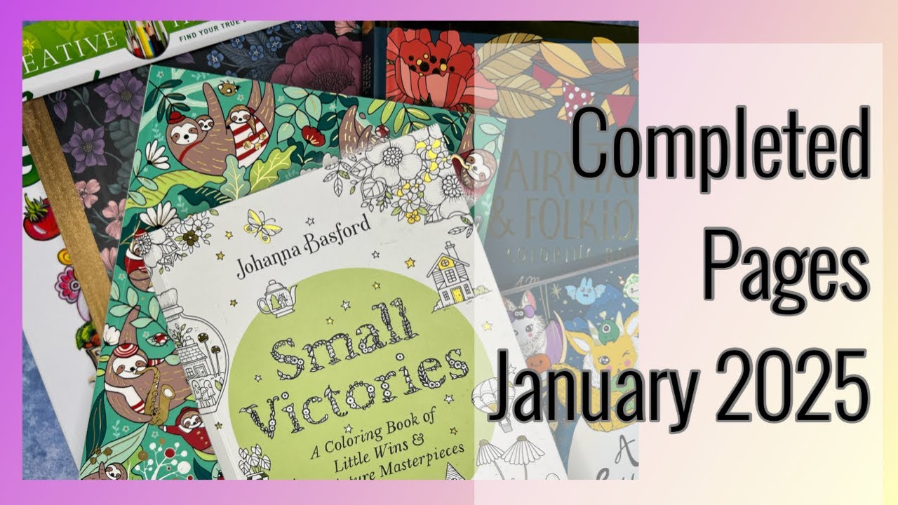 Sharing My Completed Pages for January 2025