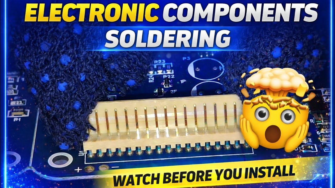 Advanced Soldering Techniques                                   how to solder connectors on circuit.