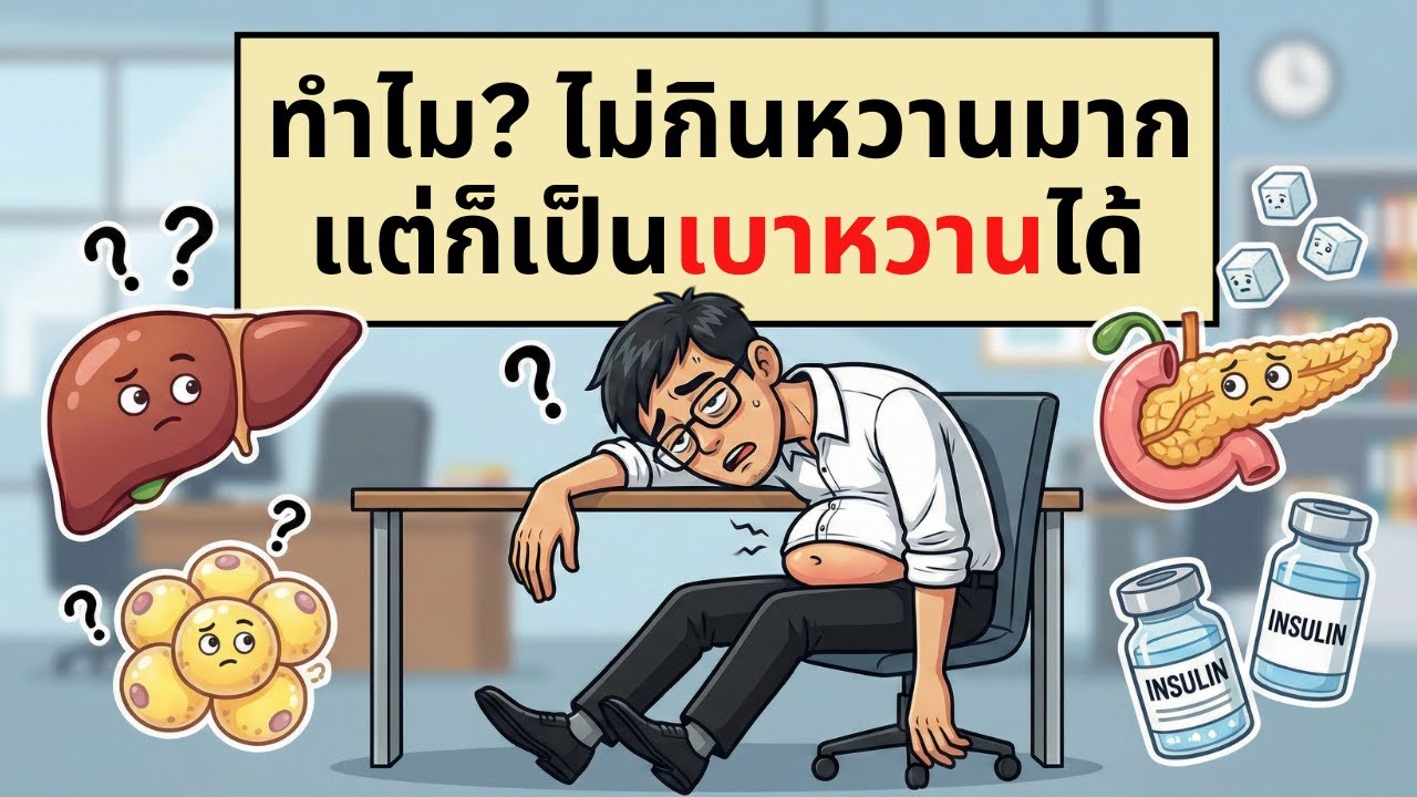 เข้าใจผิดมาตลอด! เบาหวานชนิดที่ 2 ไม่ได้เกิดจาก 