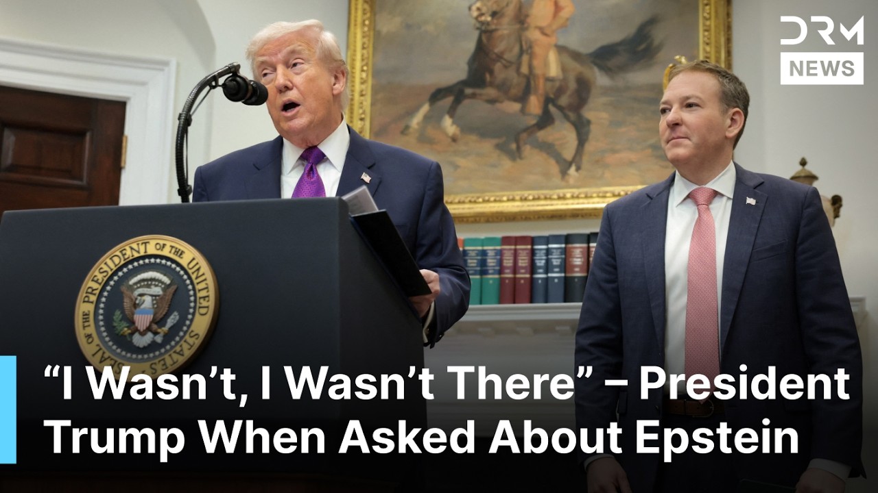 “I Wasn’t, I Wasn’t There” – Blunt Denial on Epstein Question | DRM News | AC1F
