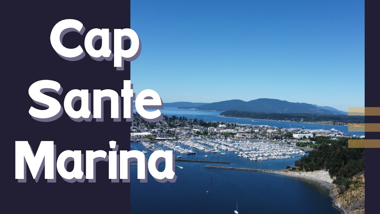 Anacortes Drone Overview of Cap Sante Marina
