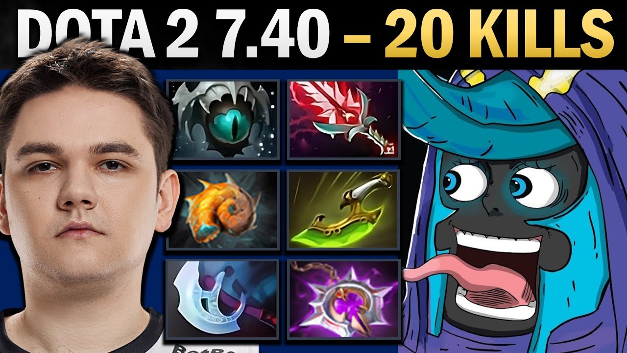 Abaddon Pro Carry with Skadi and 20 Kills - Dota Gameplay