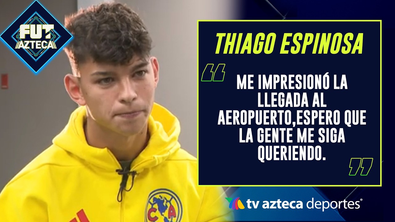 Entrevista: Thiago Espinoza: “América es el más grande de México”