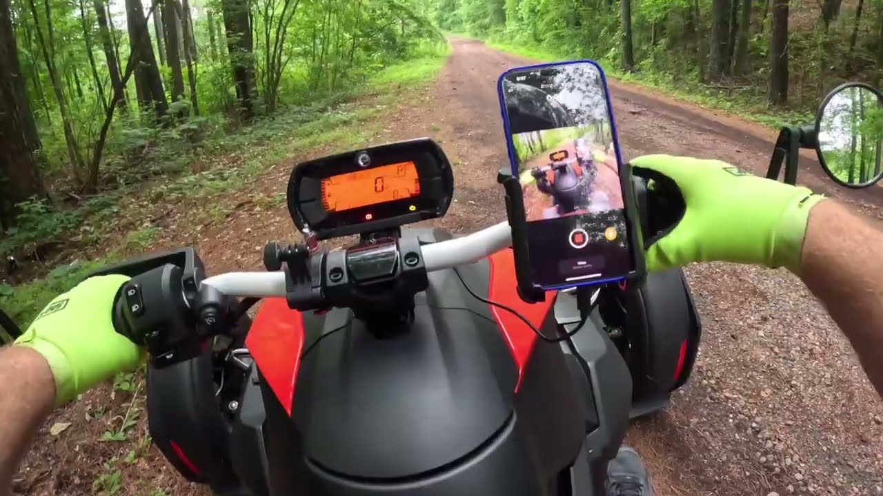 CanAm Ryker Rally ride before a storm