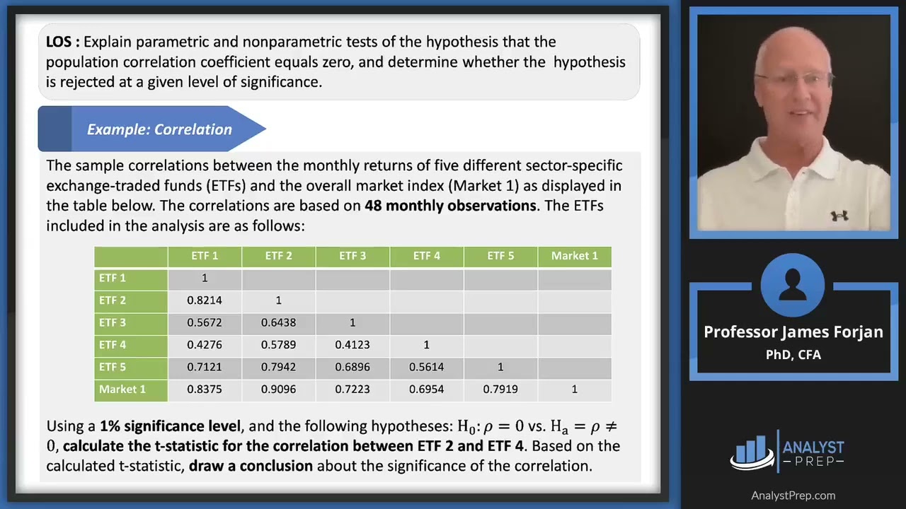 ANALYST PREP | CFA L1 | QUANTS | PARAMETRIC AND NON PARAMETRIC TESTS OF INDEPENDENCE