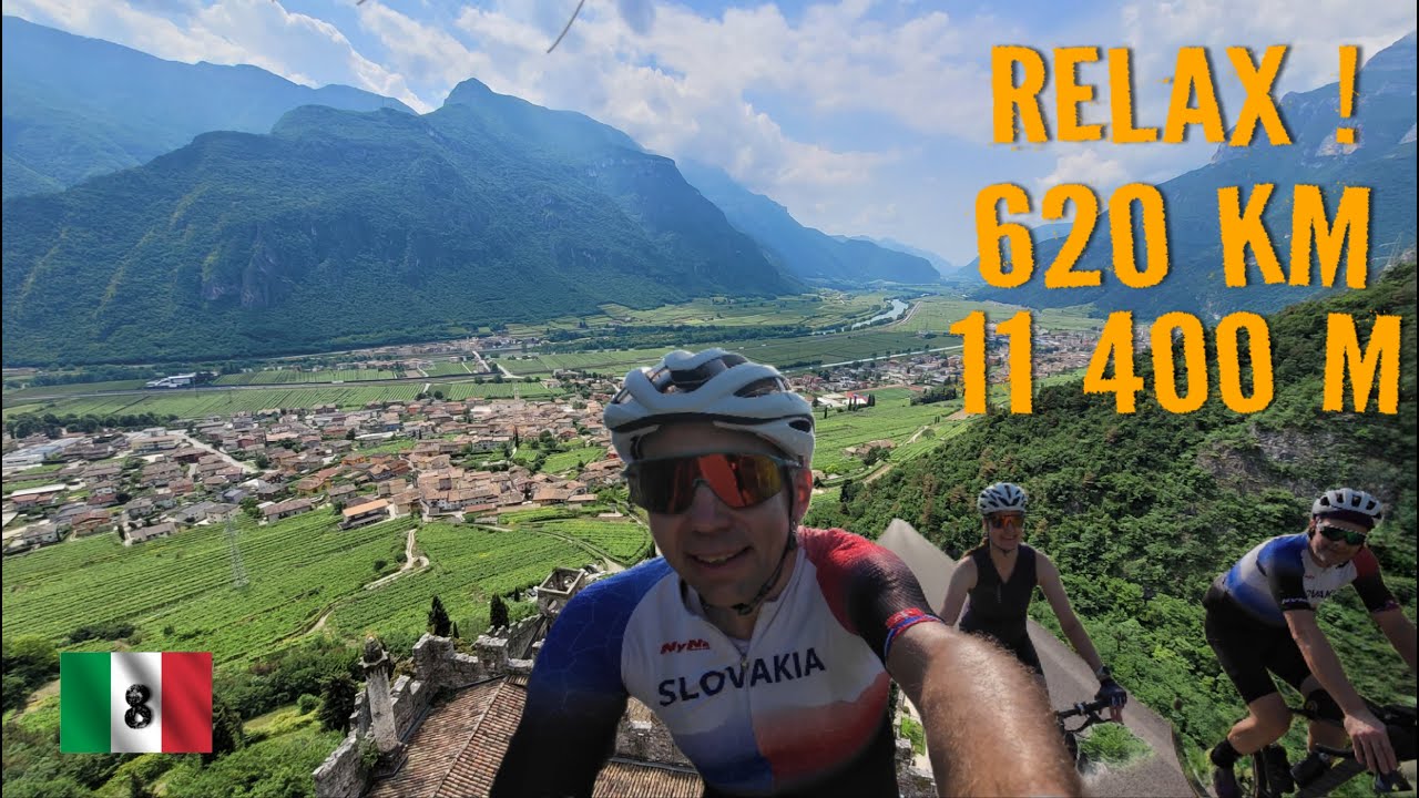 ITALY#8  RELAX po 620km a 11400 výškových. LAGO TENNO a CASTELLO DI  AVIO
