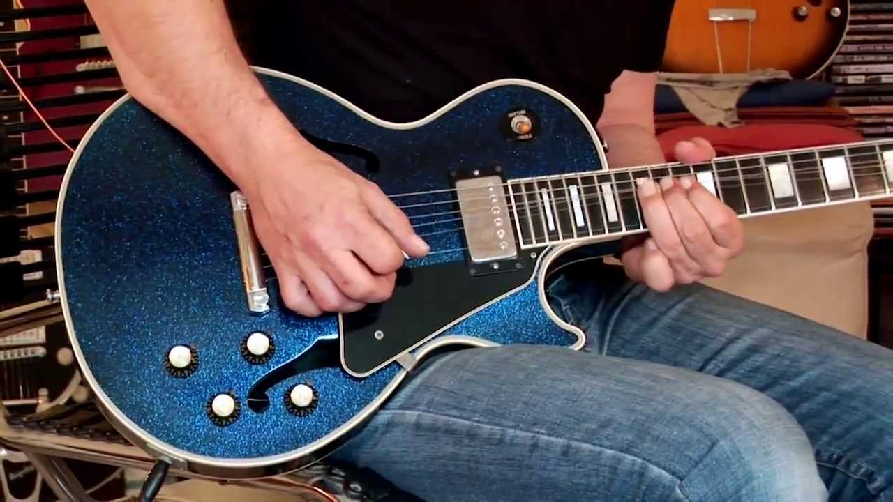 1997 Les Paul Florentine Custom Shop Blue Sparkle, Part1