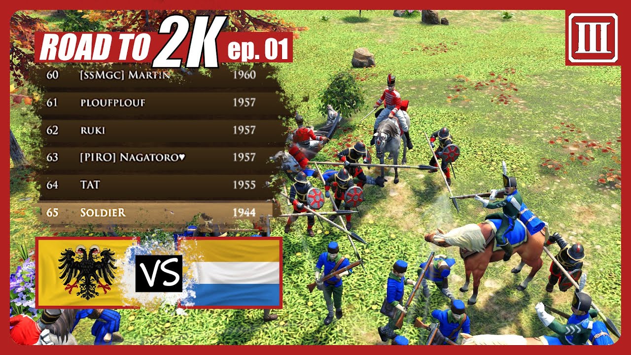 [AOE3] Road to 2K Ep.01 - Swiss Pike And Dops Collide