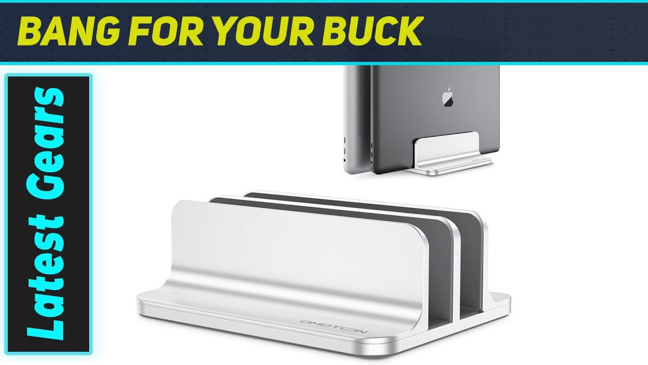 Best Vertical Laptop Stand? OMOTON Dual Dock