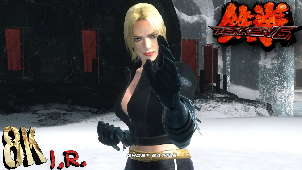 Tekken 6 | Nina(Biker Outfit) | Ghost Battle 2 | ps3 [Rpcs3] 8k I.R. Gameplay