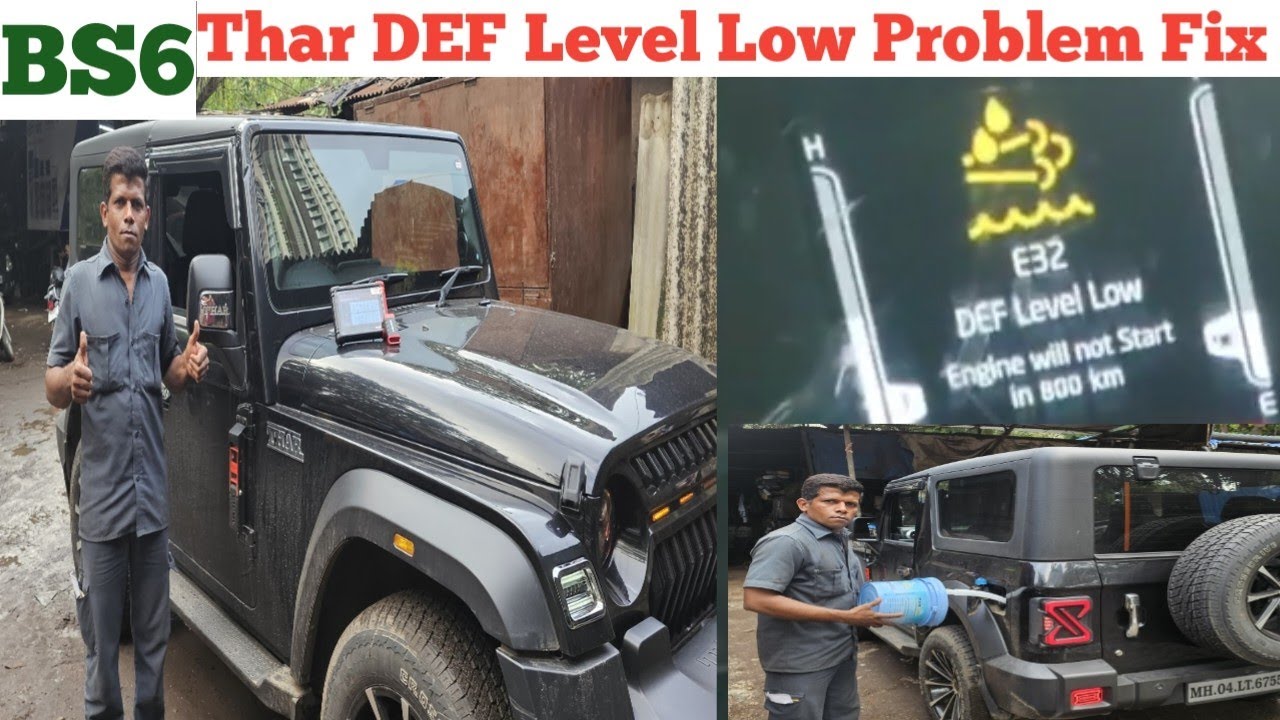 DEF Level Low Engine Will not Start in 800 KM BS6 Mahindra Thar | DTC Code P2BA768