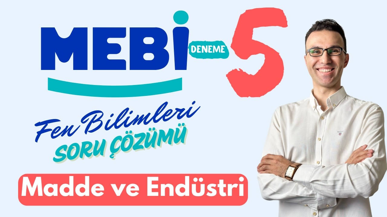 MEBİ 5.Deneme Fen Bilimleri Soru Çözümü-Madde ve Endüstri #lgs2026 #lgs #lgsfen #lgsfenbilimleri